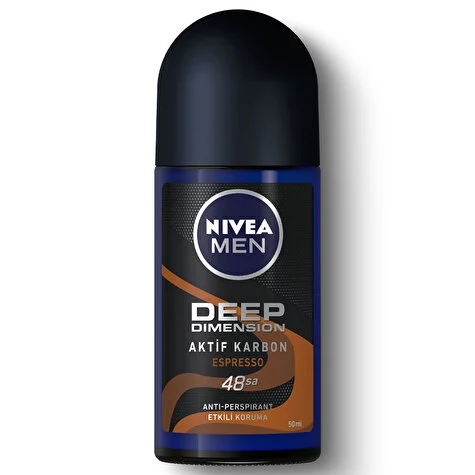 Nivea Men Deep Dimension Espresso Erkek Deodorant Roll-On 50 ml